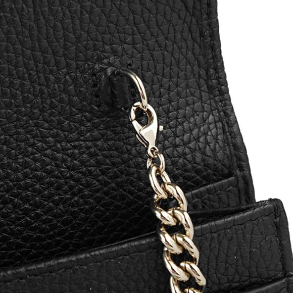 Gucci Shoulder Bag Soho Black Chain Bag - Picture 7 of 8